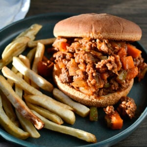 Gluten free sloppy joes with homemade sloppy joe sauce