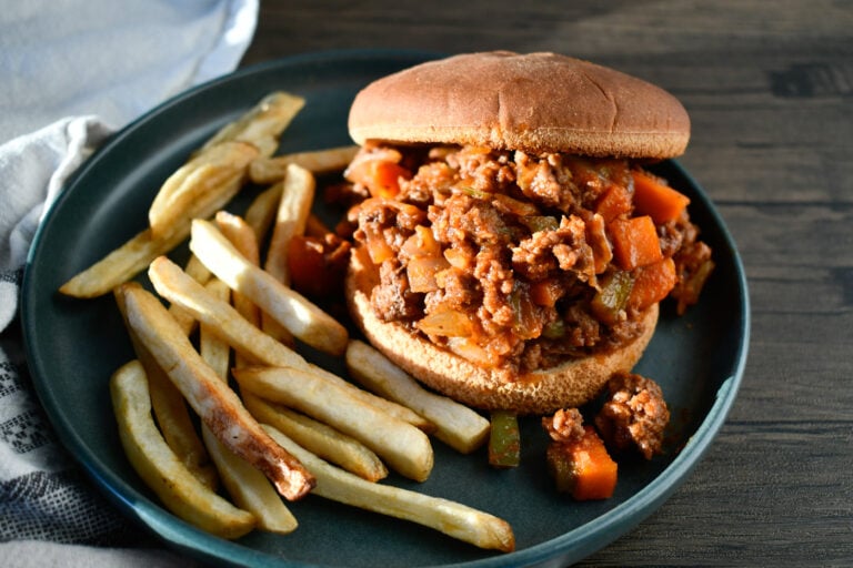Gluten free sloppy joes with homemade sloppy joe sauce