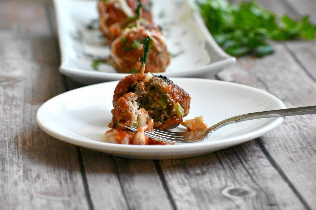 Meatball Recipe No Egg Meatball on a plate