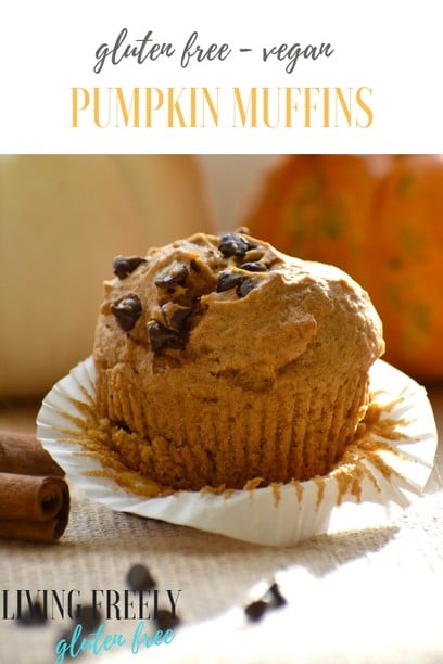 easy vegan gluten free pumpkin muffins