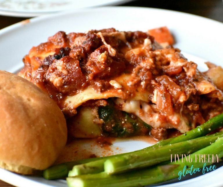 Gluten Free Lasagna (Dairy Free Option)