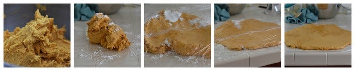 Cinnamon Roll Process Shot