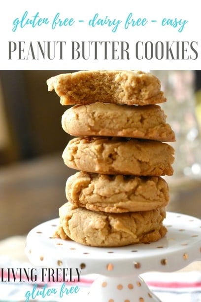 Gluten and Dairy Free Peanut Butter Cookies Gluten and Dairy Free Peanut Butter Cookies