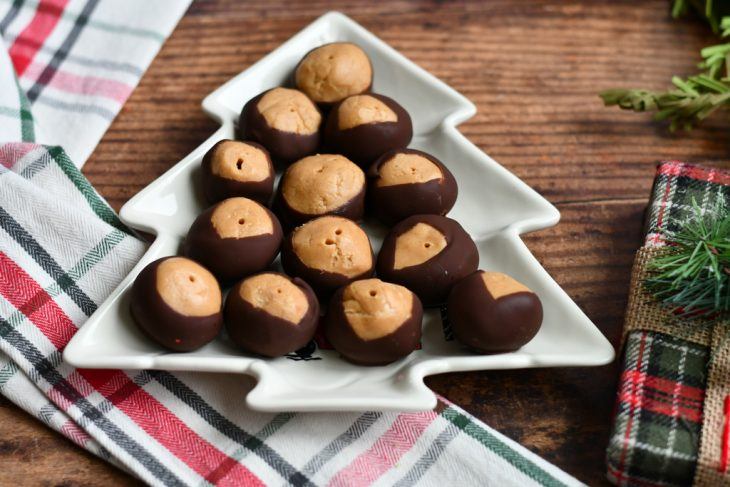 buckeye balls on a plate