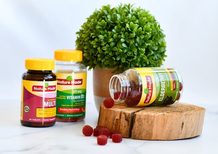 nature made vitamin on table 