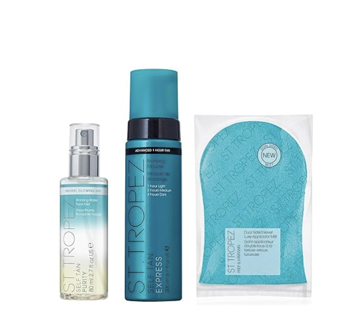 St. Tropez Body Express Bundle gluten free sunless tanner kit
