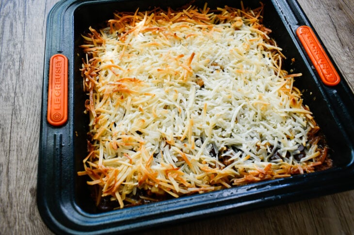 Step 9: Allow the bars to cool completely before slicing.