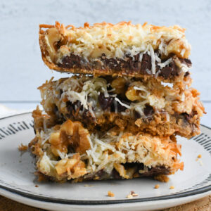 gluten free vegan magic cookie bars