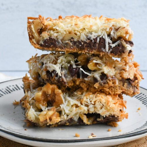 gluten free vegan magic cookie bars