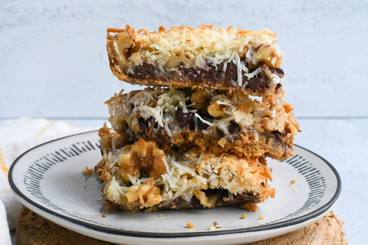 gluten free vegan magic cookie bars